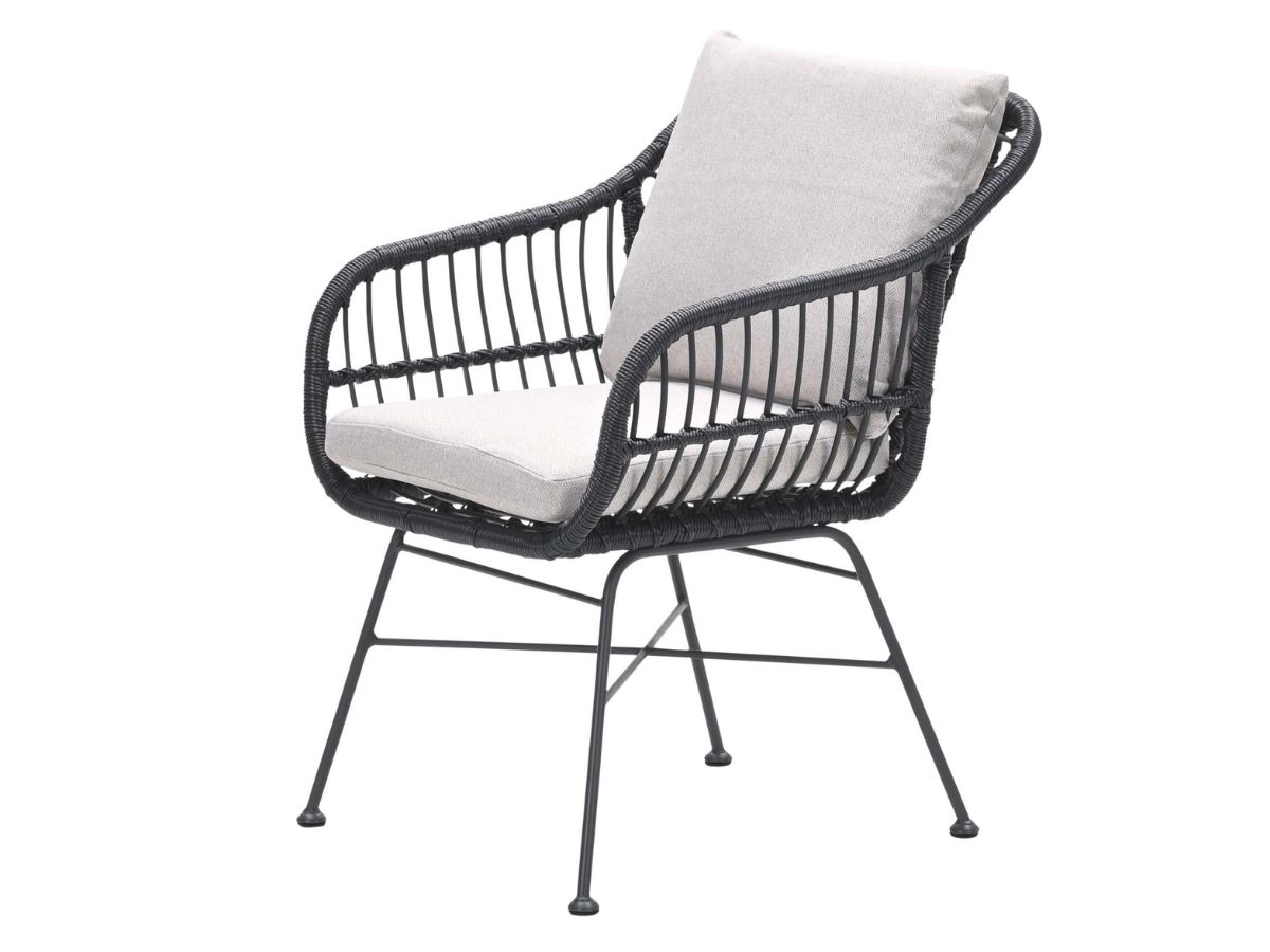 Garden Impressions Margriet dining fauteuil - Carbon Black