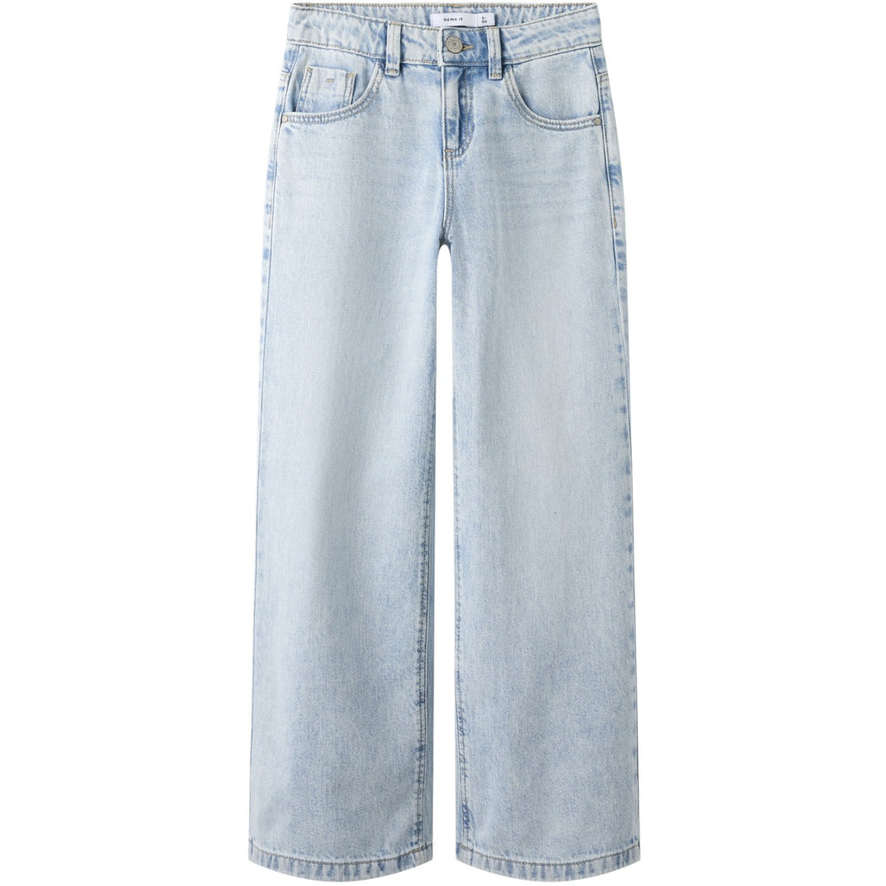 Køb Name It Light Blue Denim Nkfrose Wide Jeans 5529-Be Noos