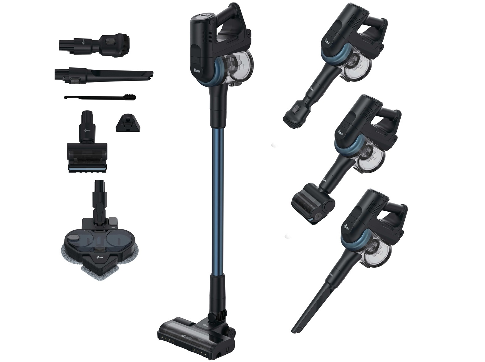 ASPIRADOR VERTICAL HOOVER HF4P10YP 011 PLUS HYDRO PET