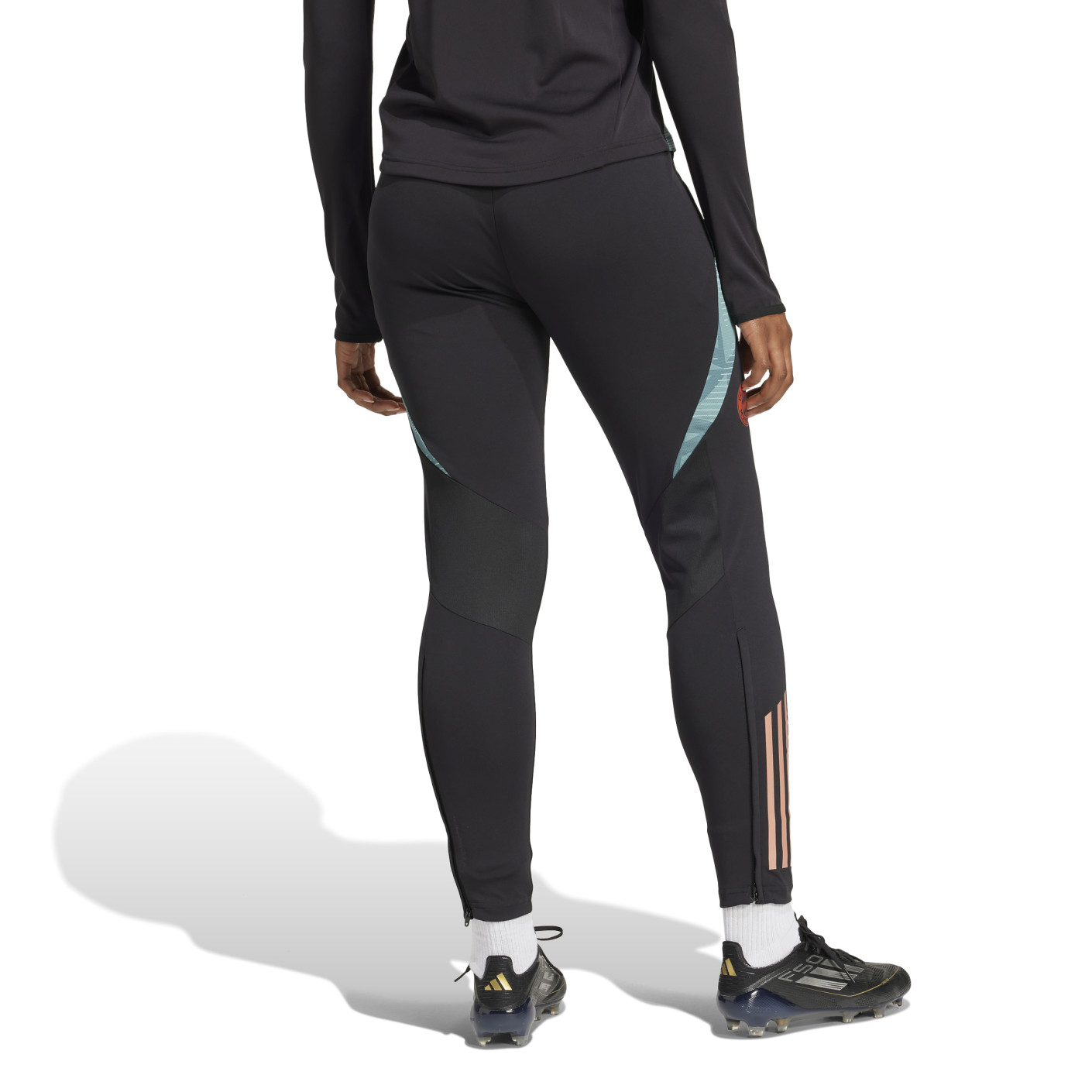 Adidas Bayern München Trainingsbroek 2024-2025 Dames Zwart Groen Brons