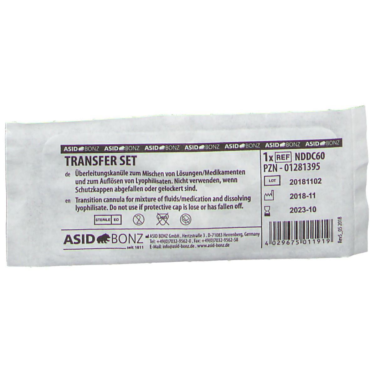 Transfer Set steril