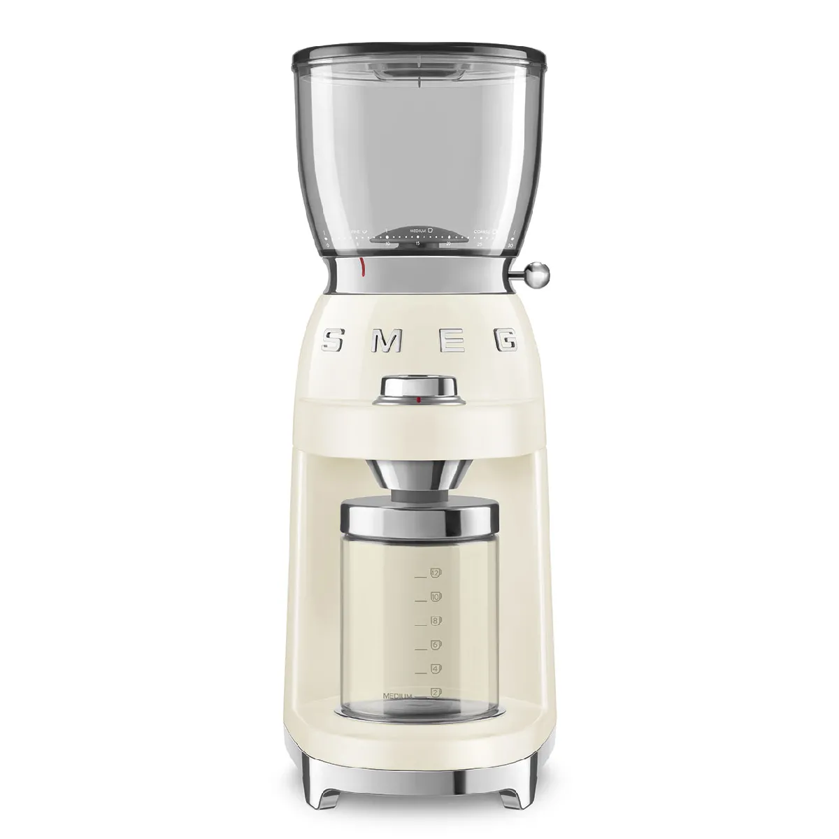 Smeg Moulin à café 350g 150w crème CGF01CREU