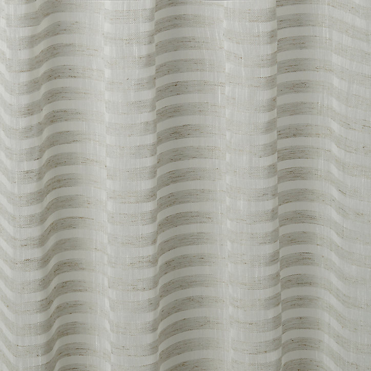 Voilage GoodHome Tolok gris l.140 x H.260 cm