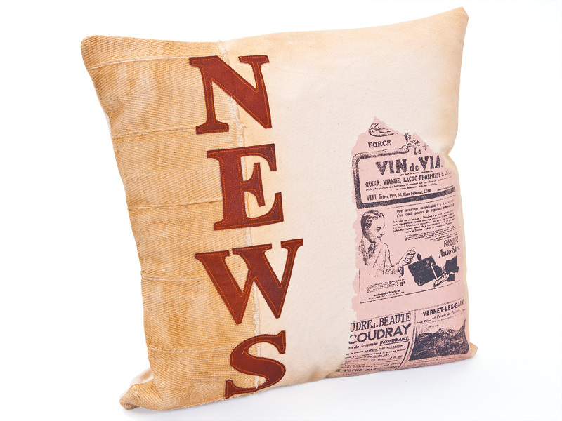 Kissen - braun-beige - News - 45x45 cm
