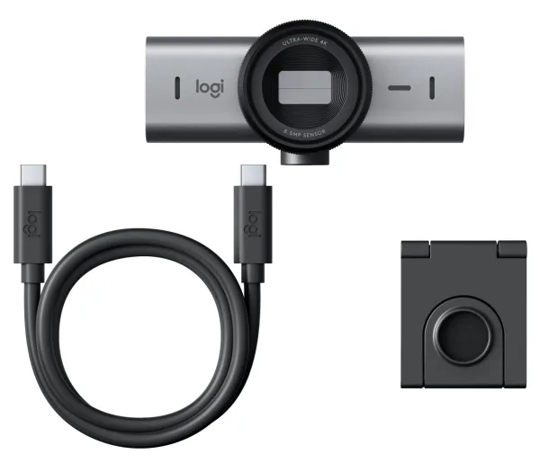 Logitech MX Brio 705 for Business - Webcam - farve - 8,5 MP - 4096 x 2160 - audio - USB-C