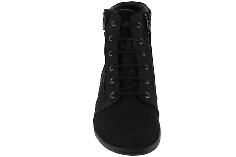 NEW FEET VINTERSTØVLE I SORT NUBUCK