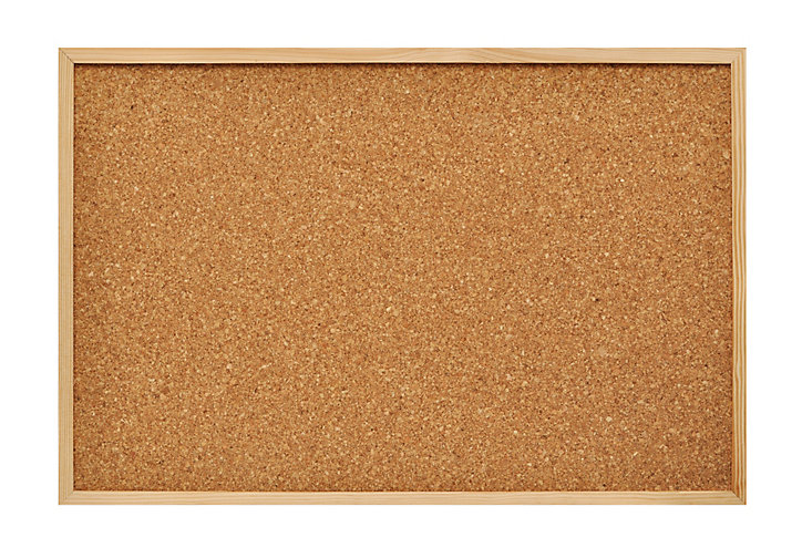 Tableau liège cadre en bois L.60 x l.40 cm