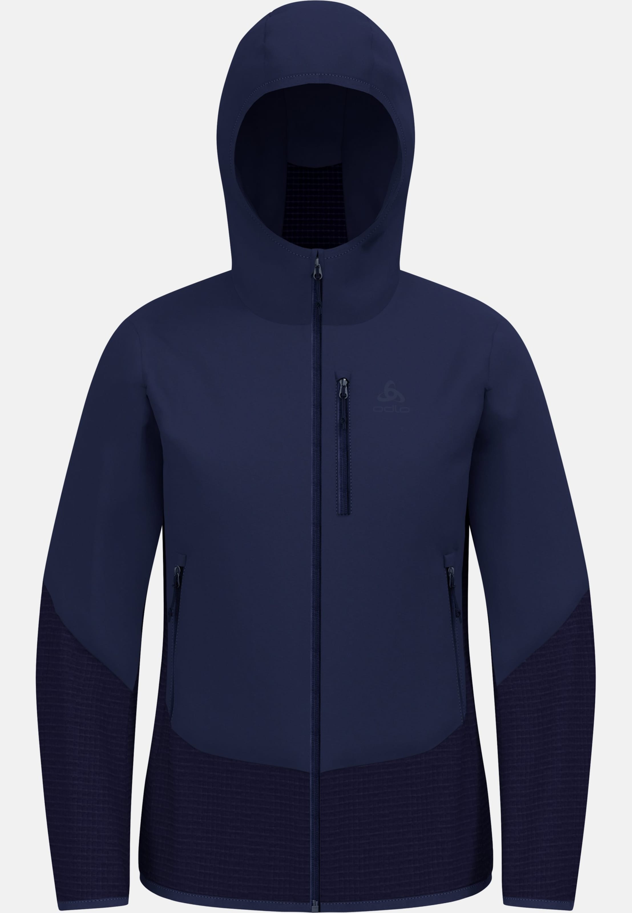 Isolierte Ascent Hybridjacke mit Wolle in eclipse