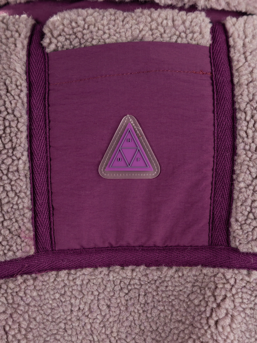 HUF Livingston Sherpa Jacket dust purple