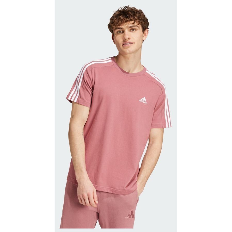 Adidas T-shirt à 3 bandes en jersey Essentials