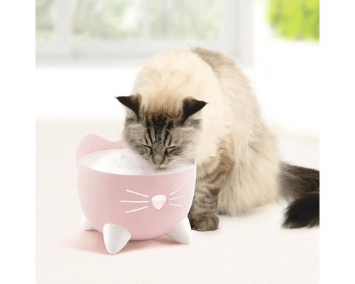 Catit Pixi Fountain drinkfontein, roze, 2,5 l, kattenfontein
