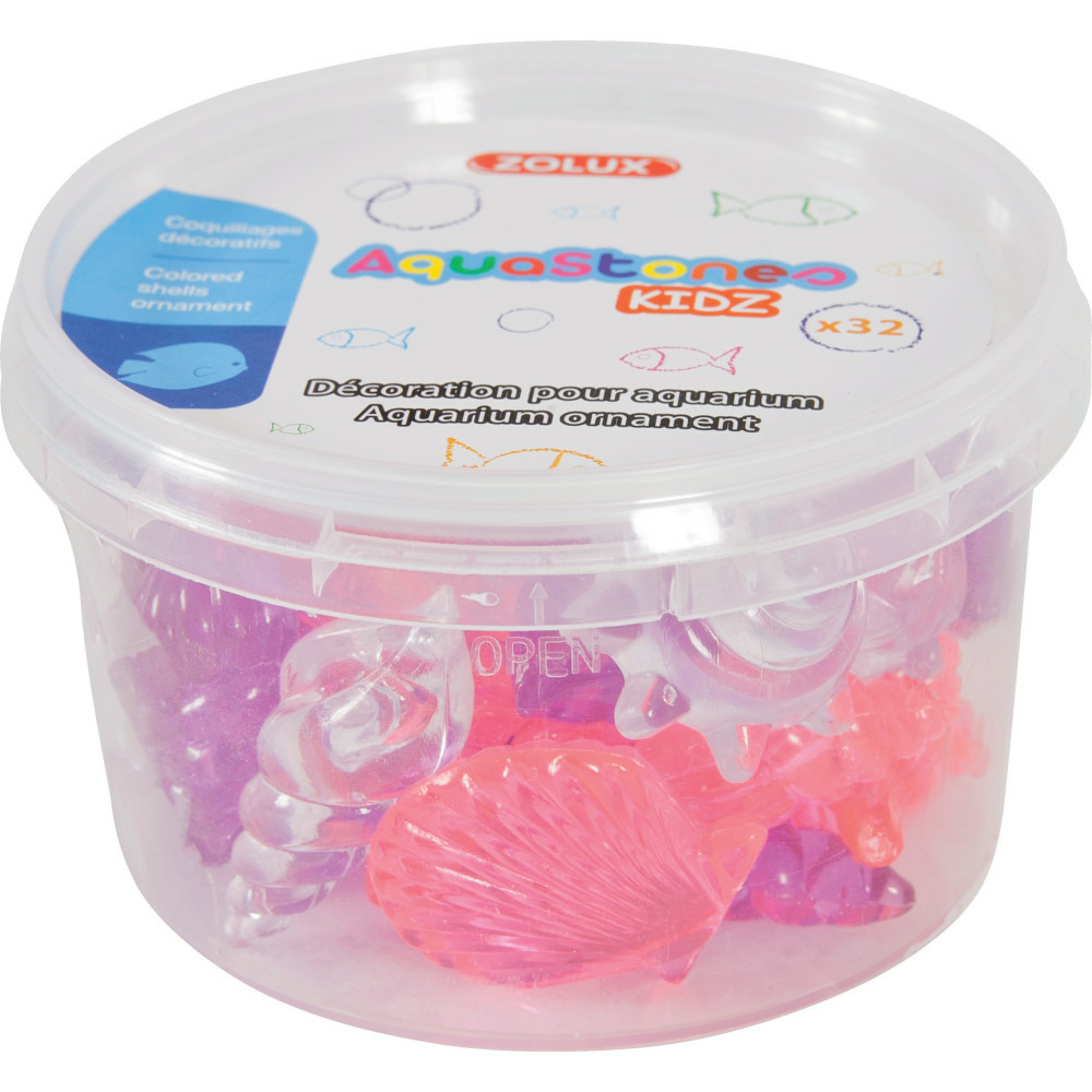 Coquillages décoratifs 32 pieces pour aquarium