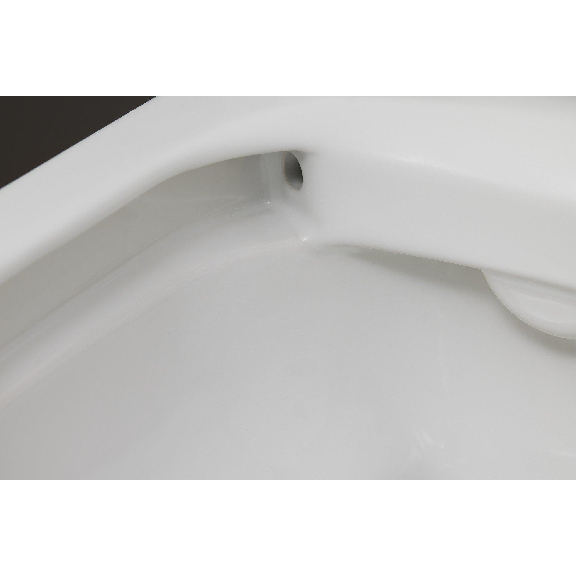 Duravit No. 1 compact toilet randloos wit glans