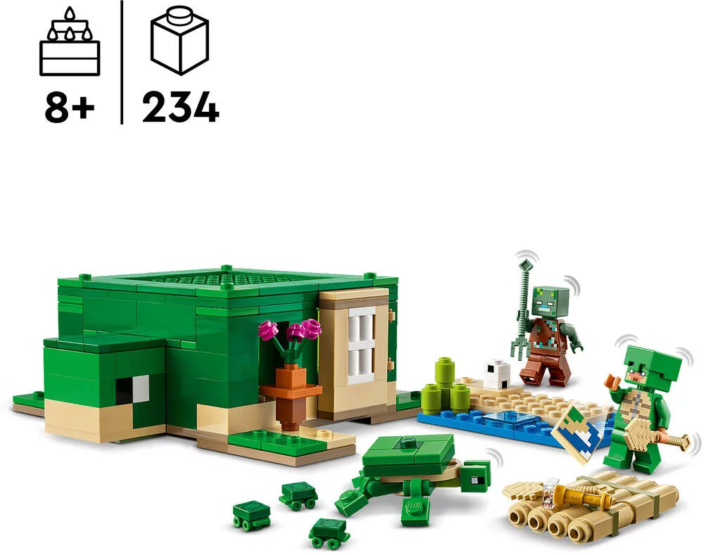LEGO®MINECRAFT™ 21254 - LA MAISON DE LA PLAGE DE LA TORTUE