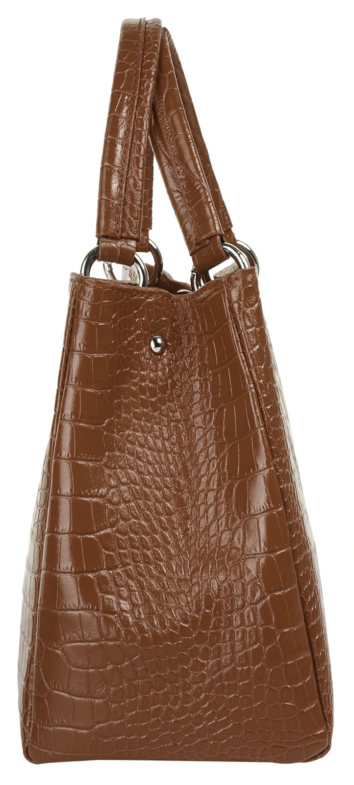 Cluty Henkeltasche echt Leder, Made in Italy