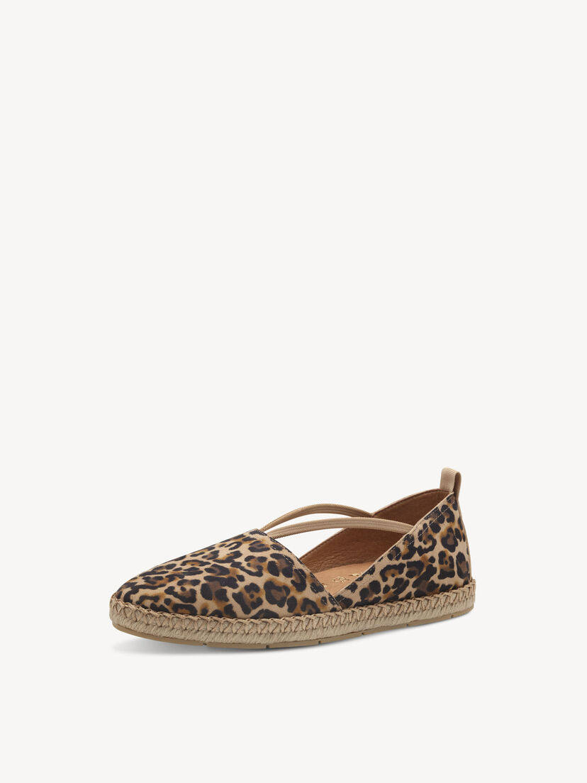 Leren Espadrilles - bruin