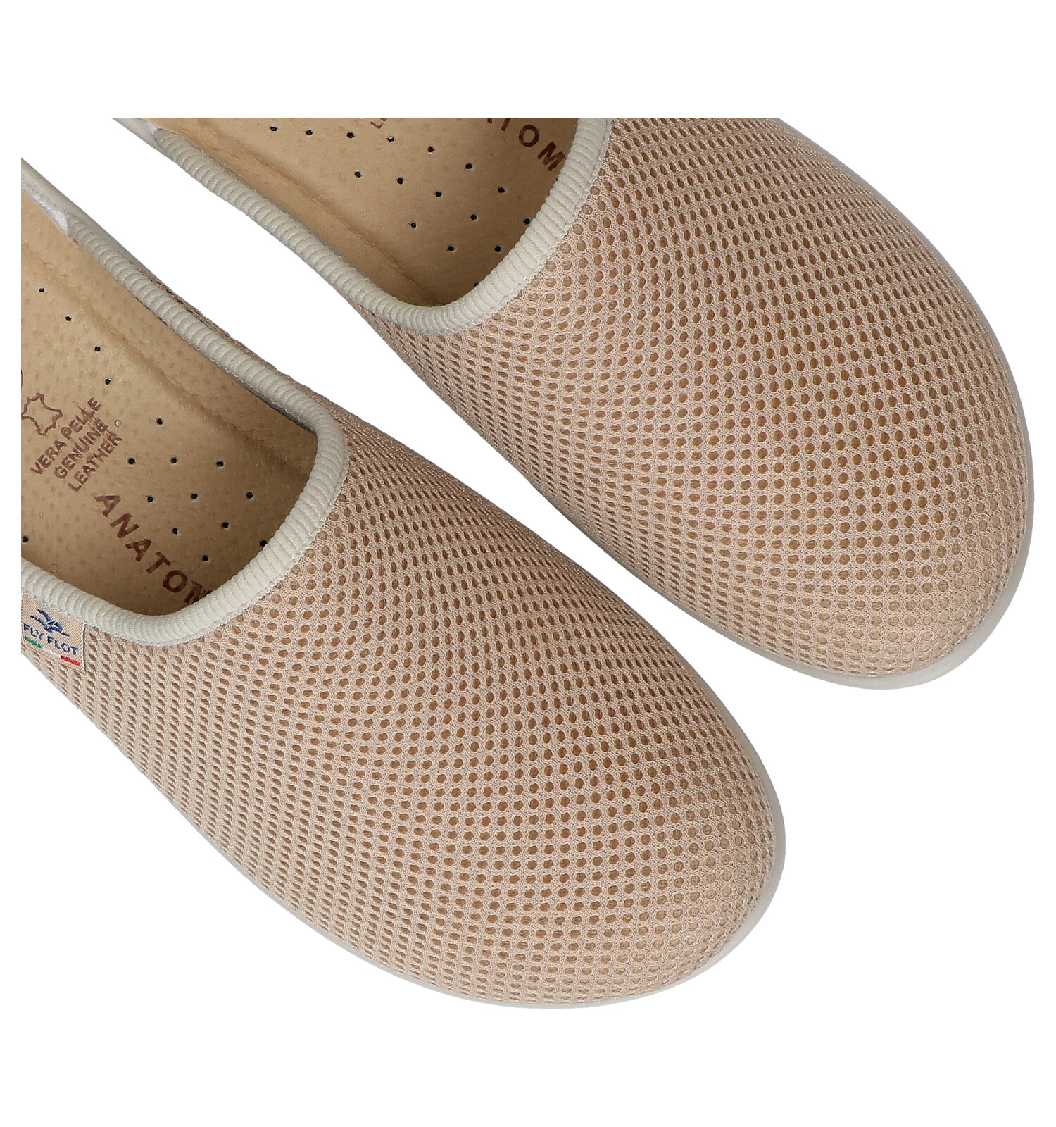 Pantoffels beige