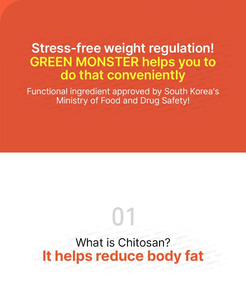 GREEN MONSTER - Dieet Special 3 Chitosan 3200