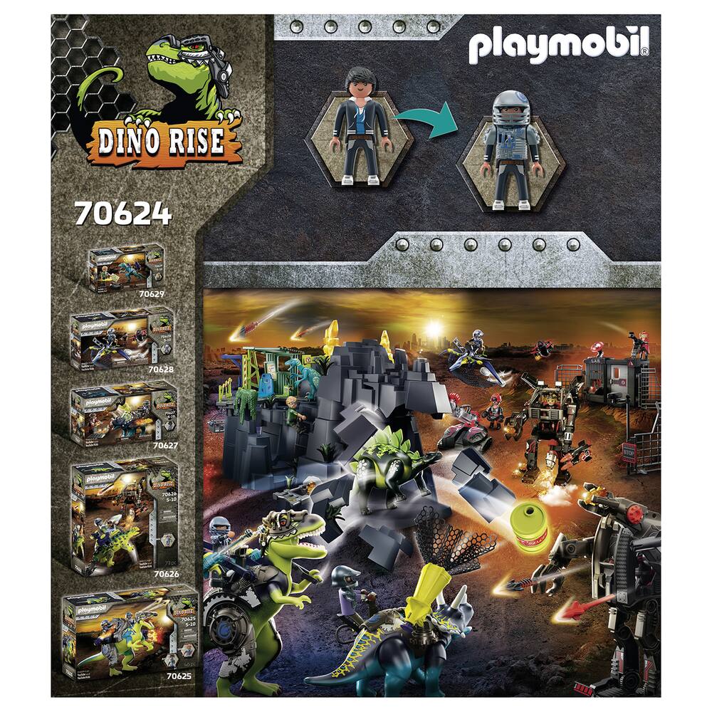 TYRANNOSAURE ET ROBOT GEANT - 70624