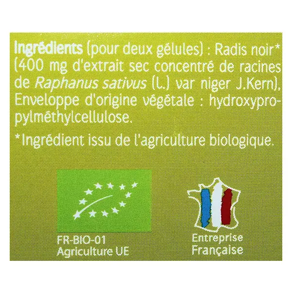 Naturactive Radis Noir 60 gélules