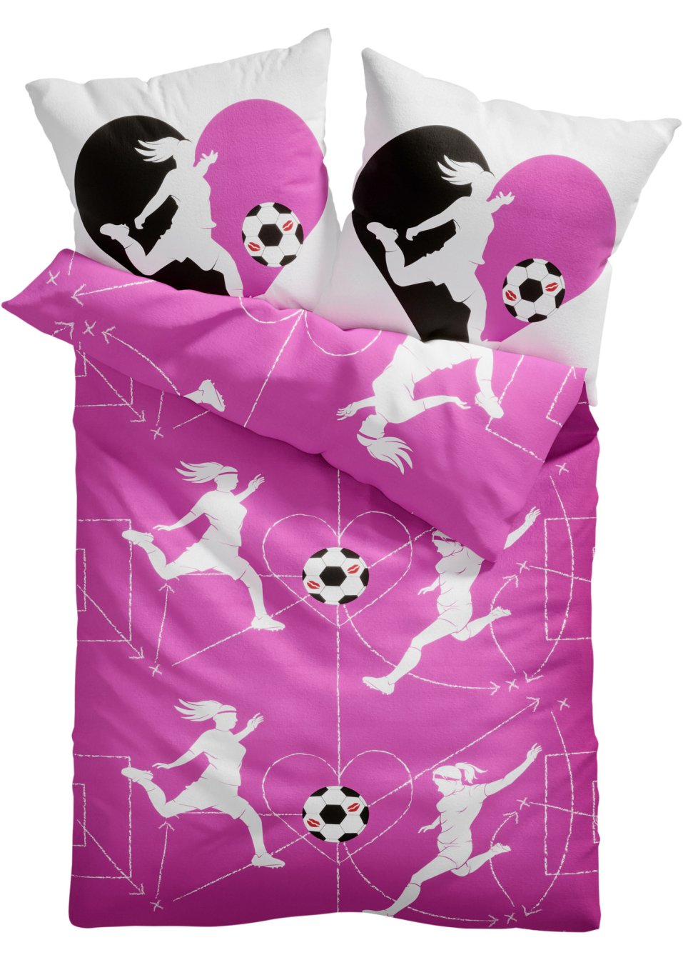 Parure de lit avec motif football