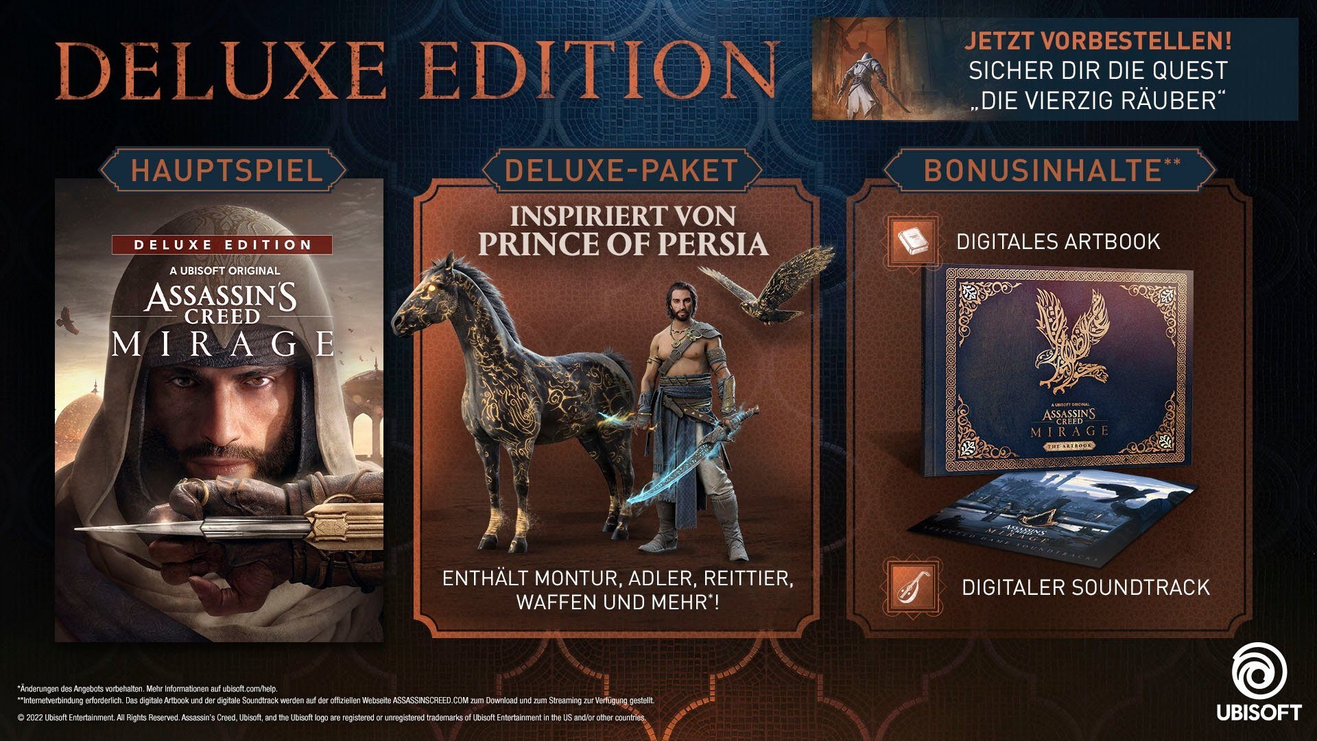 UBISOFT Spielesoftware »Assassin's Creed Mirage Deluxe Edition –« Xbox One
