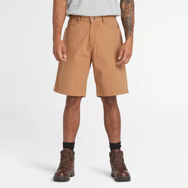 Short workwear Timberland PRO Son-Of-A-Short pour homme en jaune foncé
