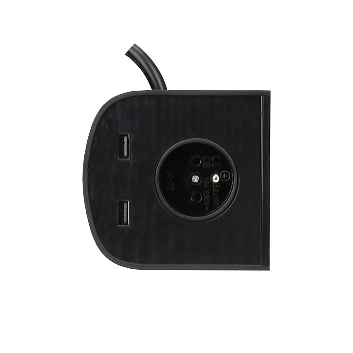 Réglette sous meuble embout Ingstad IP20 5V l.10,7xH.9,2cm noir GoodHome