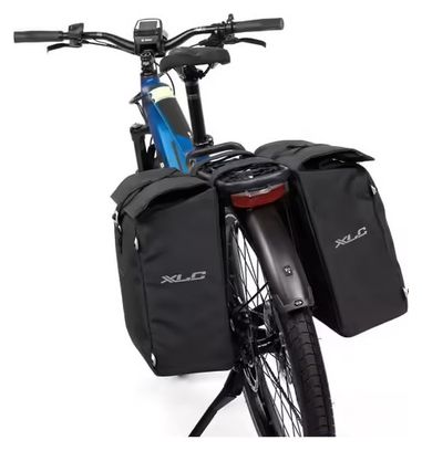 Paire de Sacoches de Porte-Bagages XLC BA-S93 Fixation Racktime 35 L Gris Anthracite