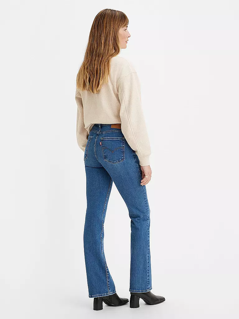 LEVI'S® Highwaist Jeans Bootcut Fit 725 blau
