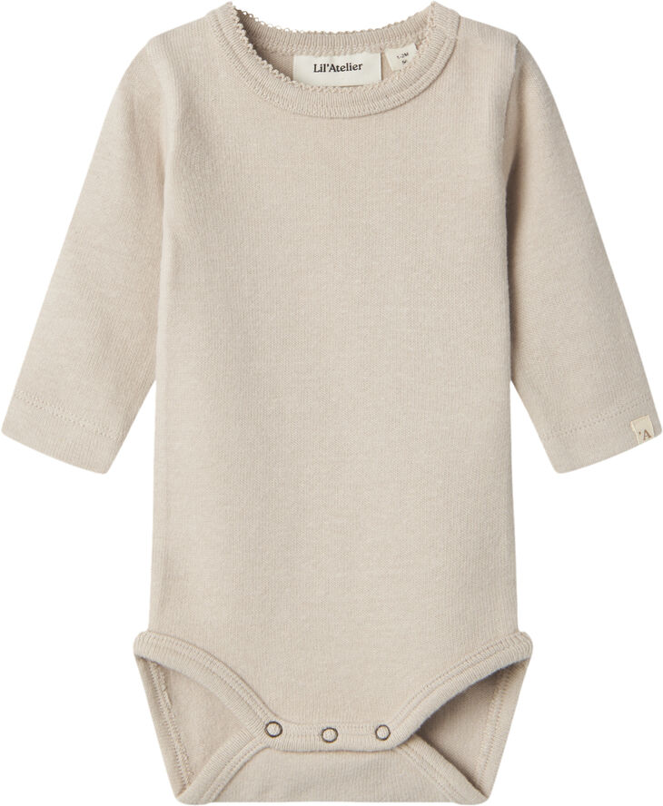 Lil' Atelier NBFTHORO HIR LS SLIM BODY LIL Gray morn