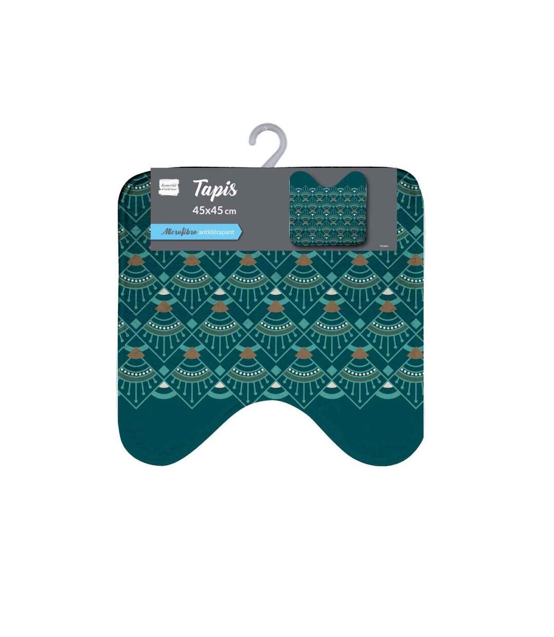 Tapis WC Imprimé Imperia 45x45cm Vert