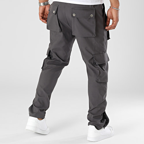 Pantalon Cargo Gris Anthracite