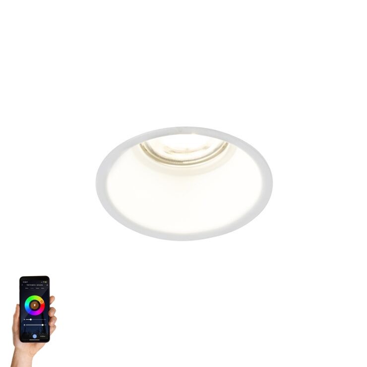 Smart inbouwspot wit incl. WiFi GU10 - Dept