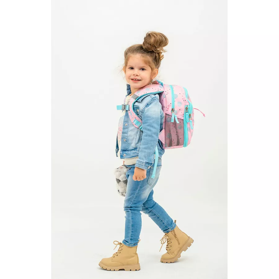 Belmil Kindergartenrucksack Mini Kiddy Kindergartenrucksack für 1-3 Jährige Kinder mit Brustgurt Little Sloth