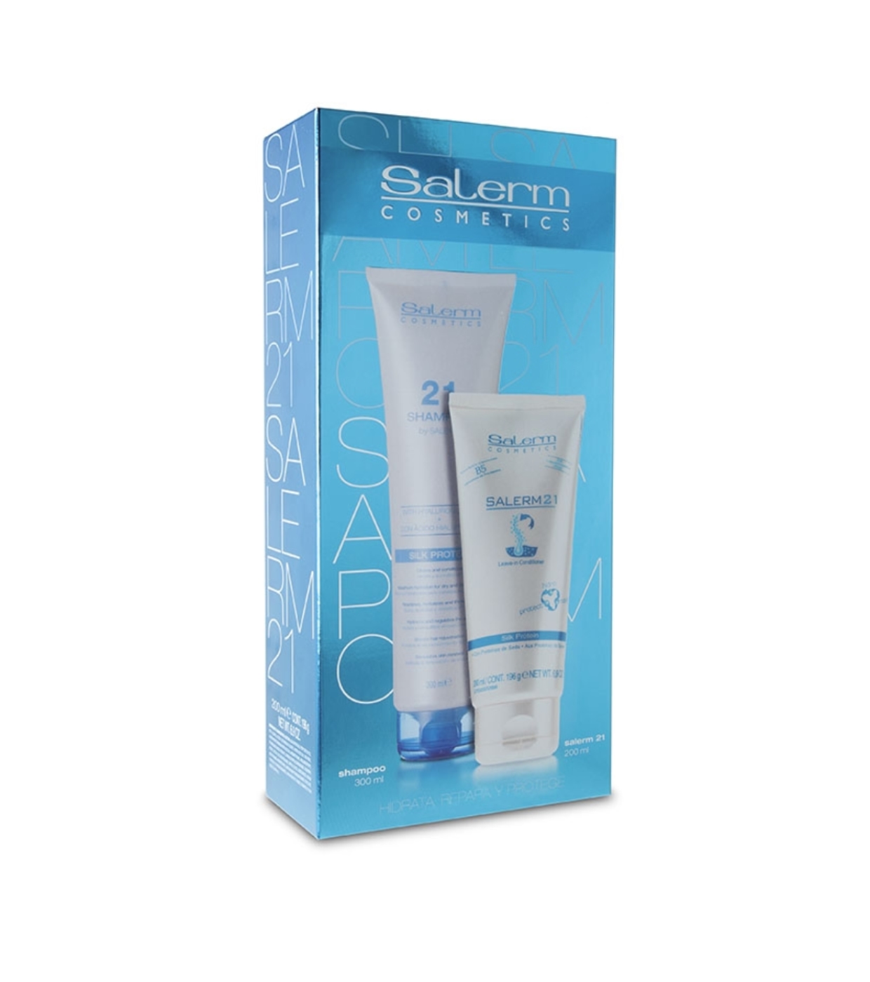 Salerm - *Salerm 21* - Conjunto Shampoo + Condicionador Silk Protein