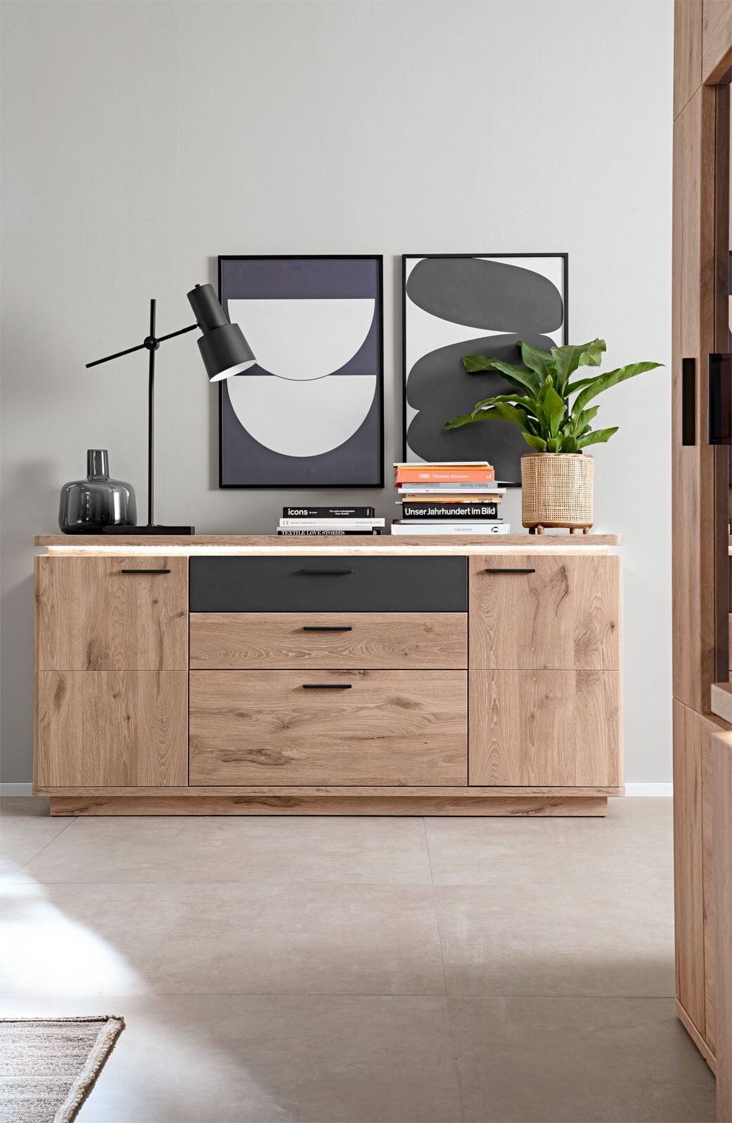 Sideboard Modena 170 x 81 x 44 cm Viking Oak