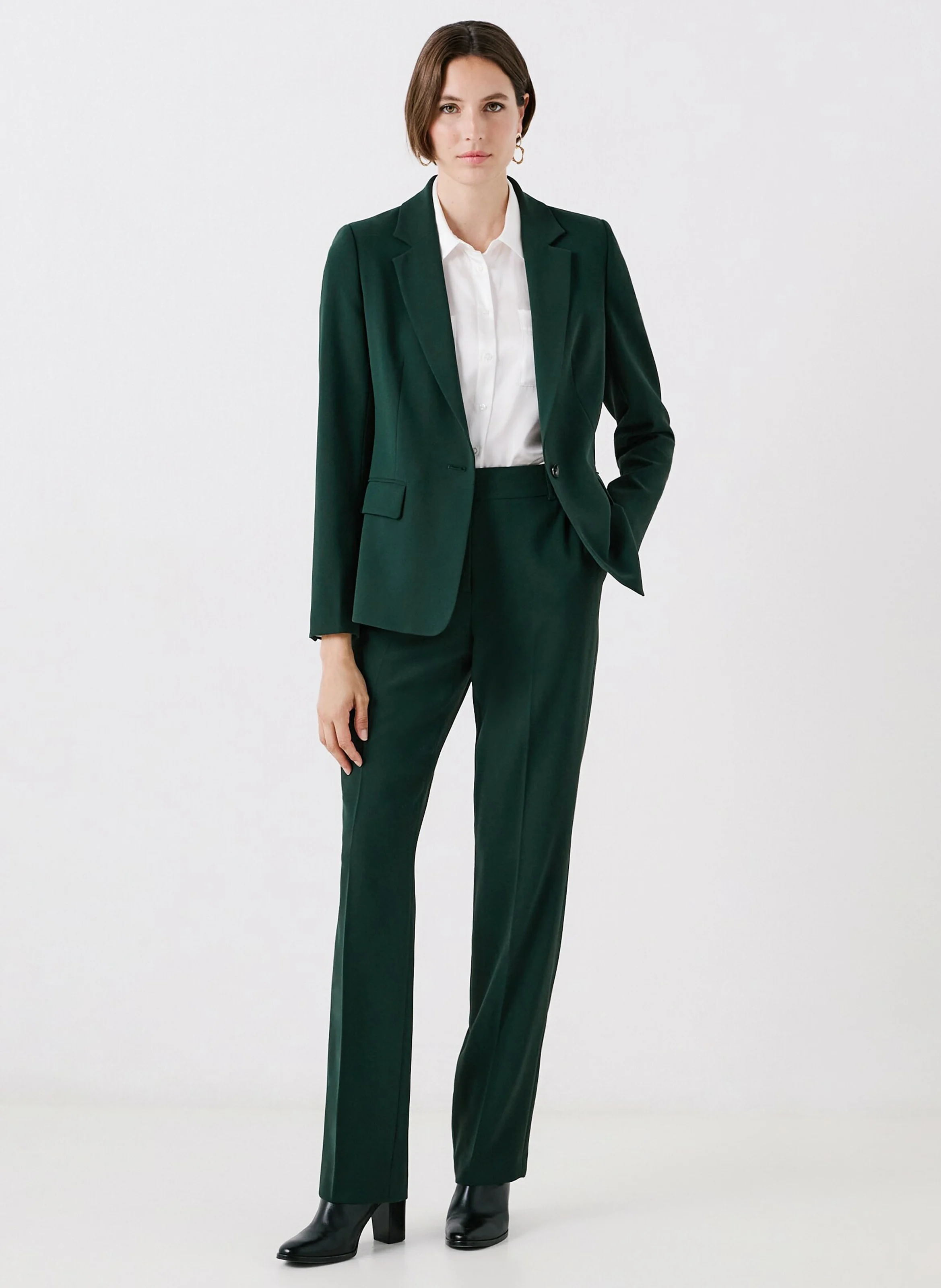 VANTEA2 - Veste de tailleur ajustée | Vert