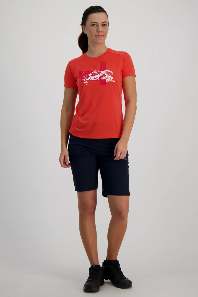 Jack Wolfskin Vonnan Graphic Damen T-Shirt