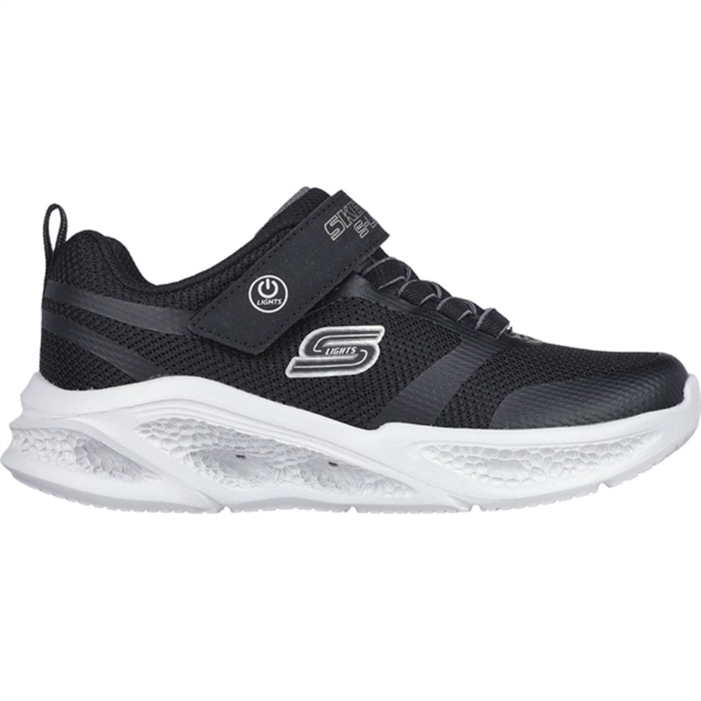 Boys Meteor-Lights Sneakers Black Grey