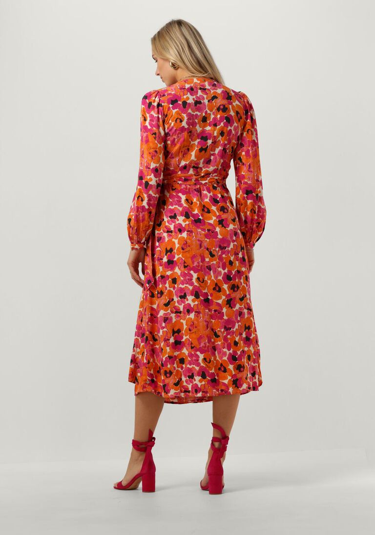 FABIENNE CHAPOT roze fabienne chapot midi jurk nia dress