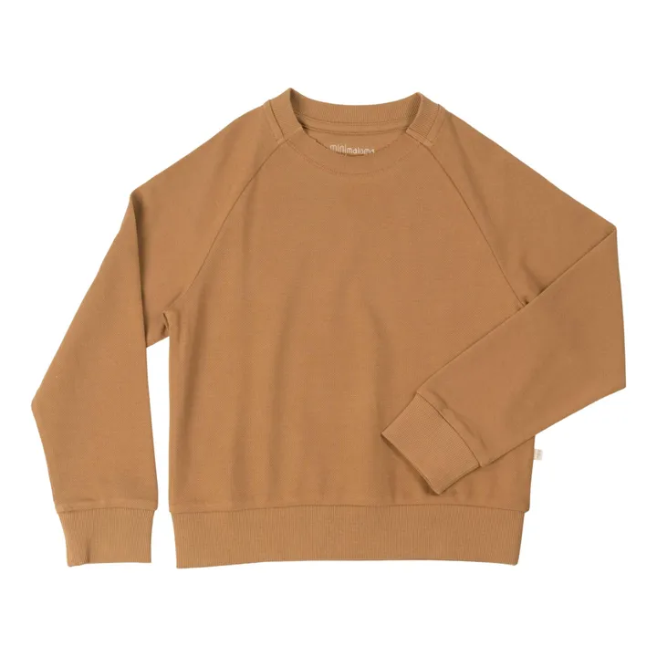 Minimalisma Pull Coton Bio Ego | Caramel