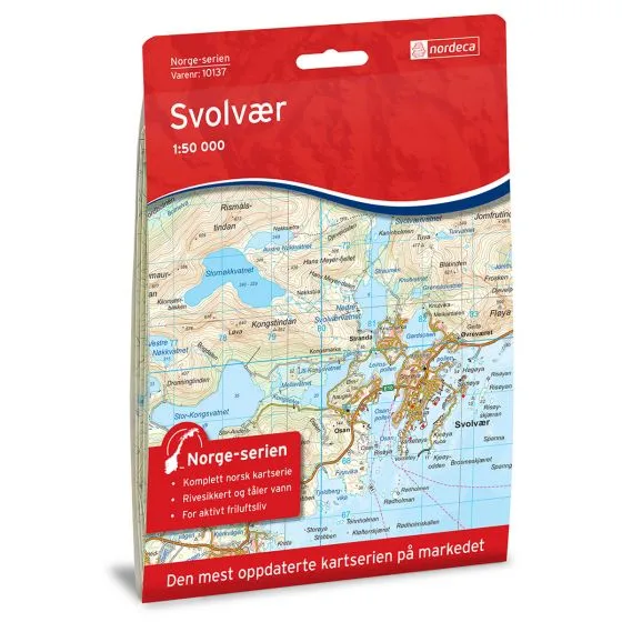 Nordeca Svolvær Norge-serien 1:50 000