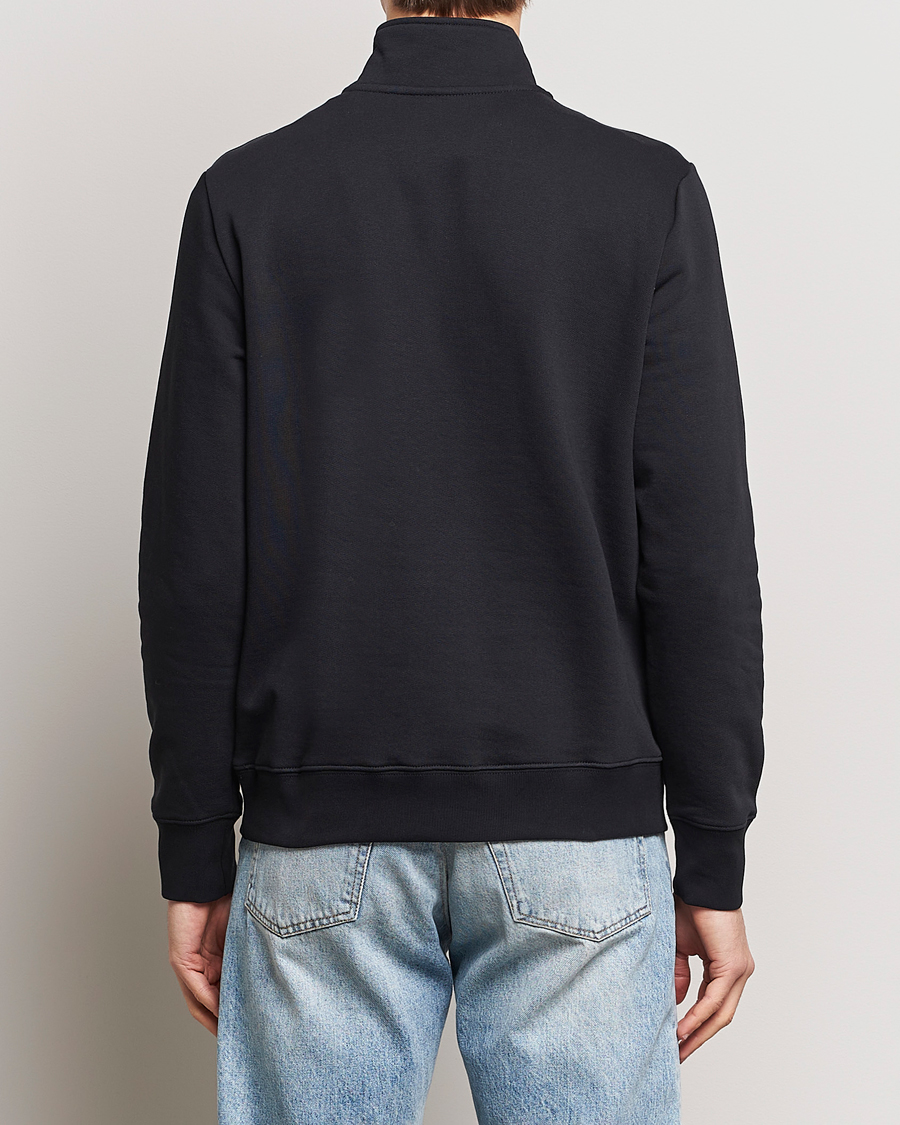 PS Paul Smith Zebra Organic Cotton Sweat Half Zip Black