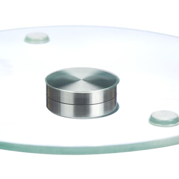 Roterende kakefat i glass