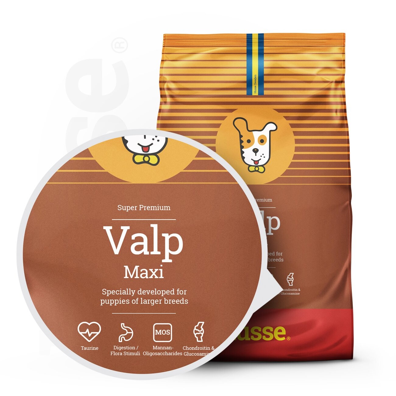 husse Valp Maxi Huhn & Reis