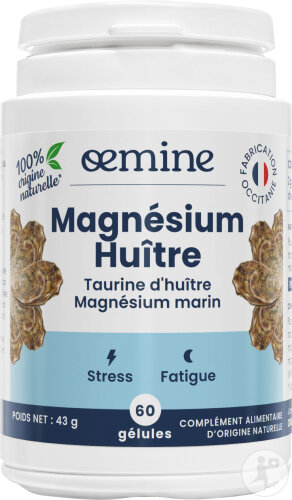 Oemine Magnésium Huîtres 60 Gélules