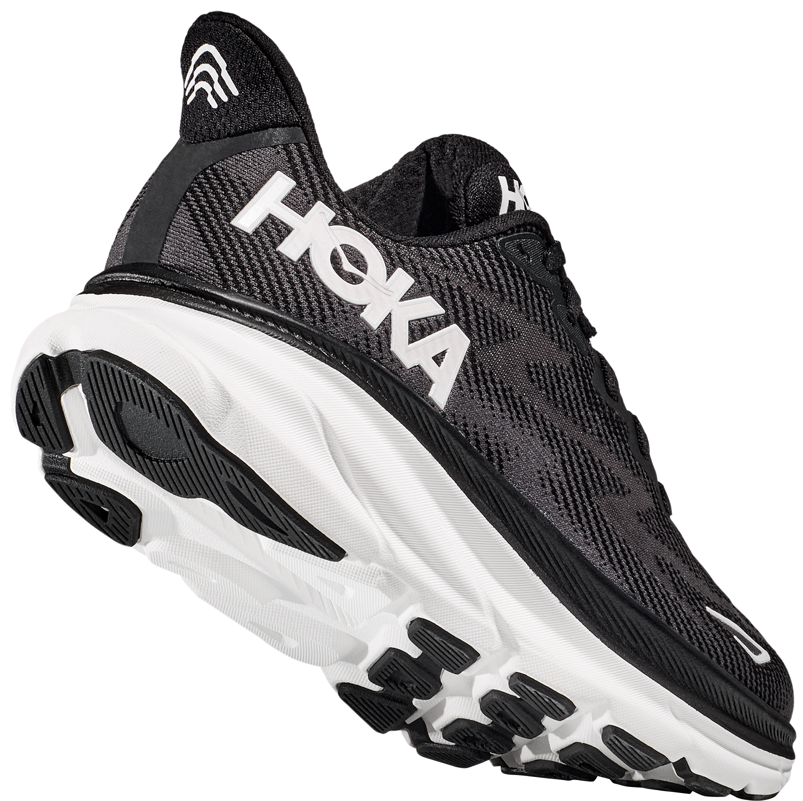 Clifton 9 Wide Dame BWHT/Black/White