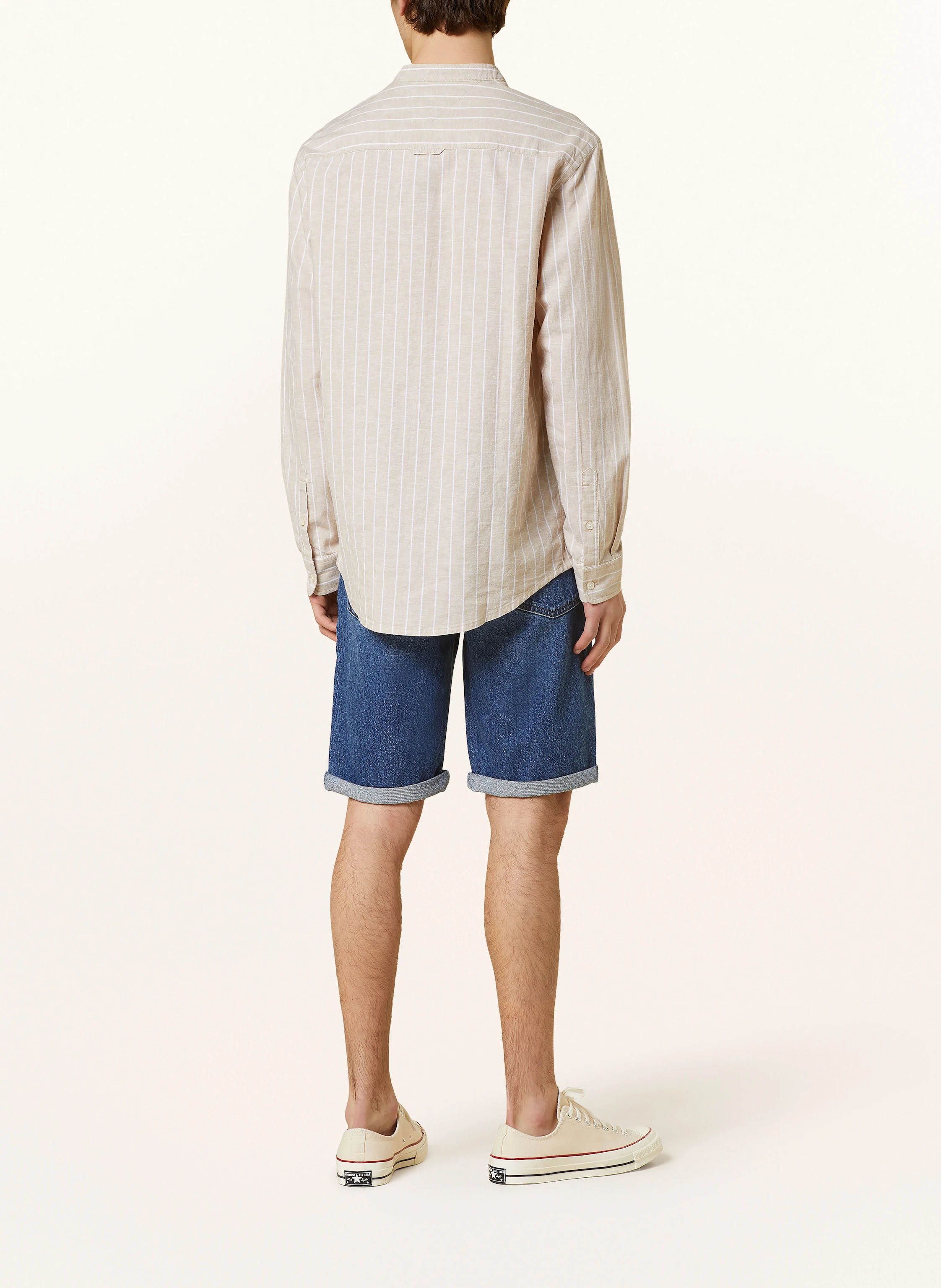 TOMMY JEANS Hemd Regular Fit mit Leinen