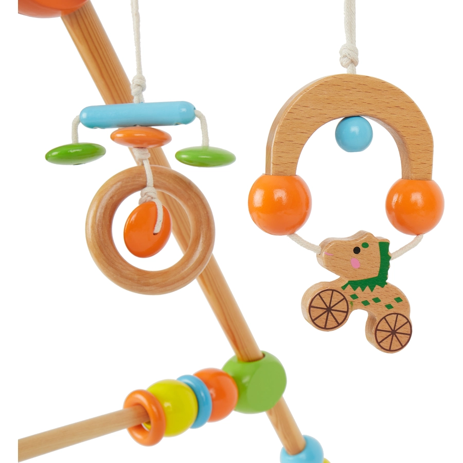 bieco Baby Holz-Gym mit Spielbogen